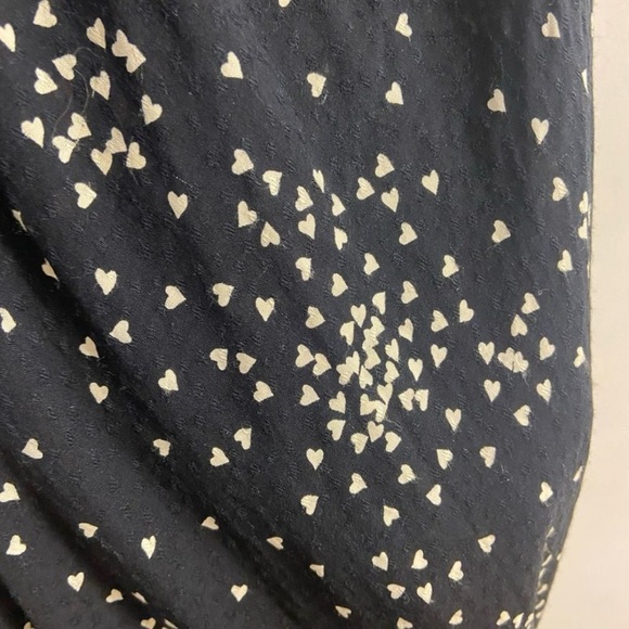 Anthropologie Black and White heart burst midi dress 2X NWT - Picture 6 of 10